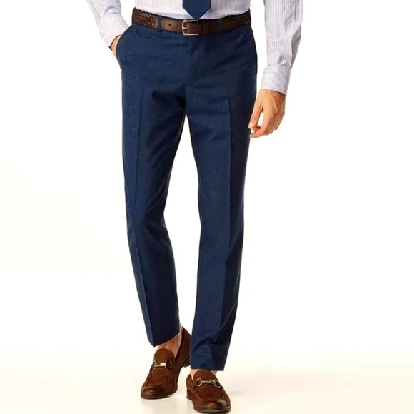 Indochino Blue Dress Pants Size 34 New - Picture 2 of 6